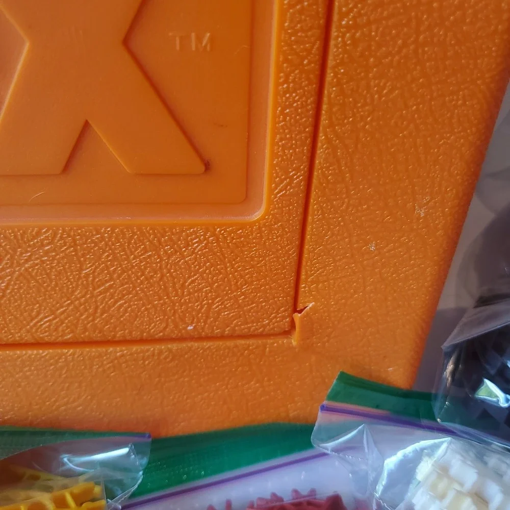 K'NEX Mixed Lot With Orange Case, Power Packs, Wheels, Instructions + More READ